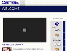 Tablet Screenshot of calchamberorchestra.org